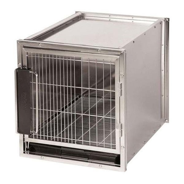 Petedge Proselect Stainless Steel Modular Kennel Cage Divider; Large ZW5227 42